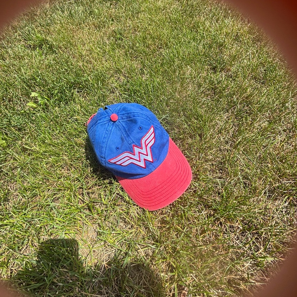 Wonder Woman Blue and Red Cap